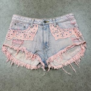 LF Cutoff Denim Shorts